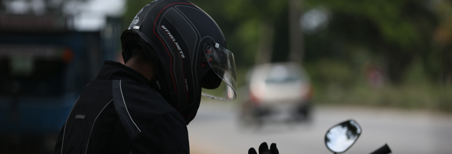 Le casque de moto modulable