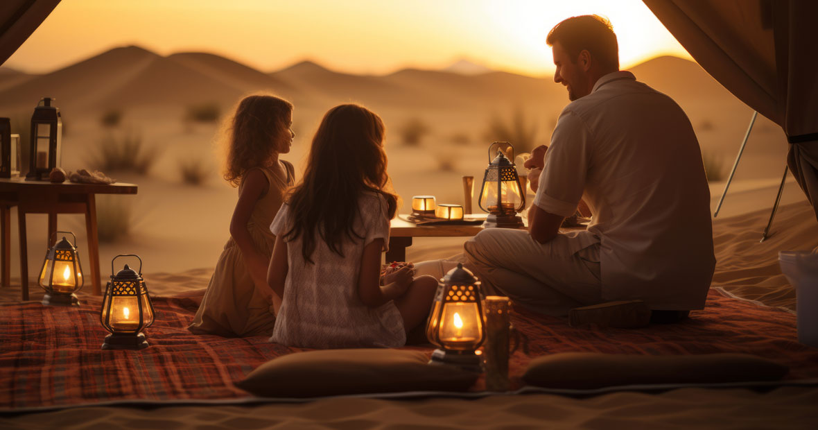 camping familial dans le Sud